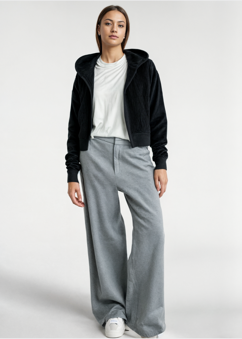 Ava Cropped Hoodie afbeelding 1