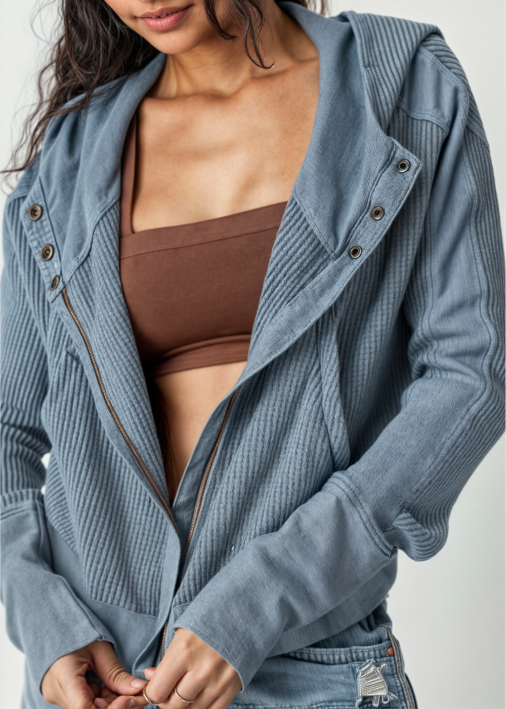 Ava Cropped Hoodie afbeelding 7