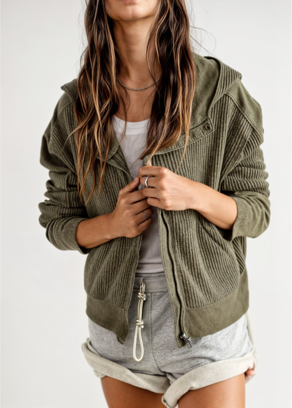 Ava Cropped Hoodie afbeelding 6