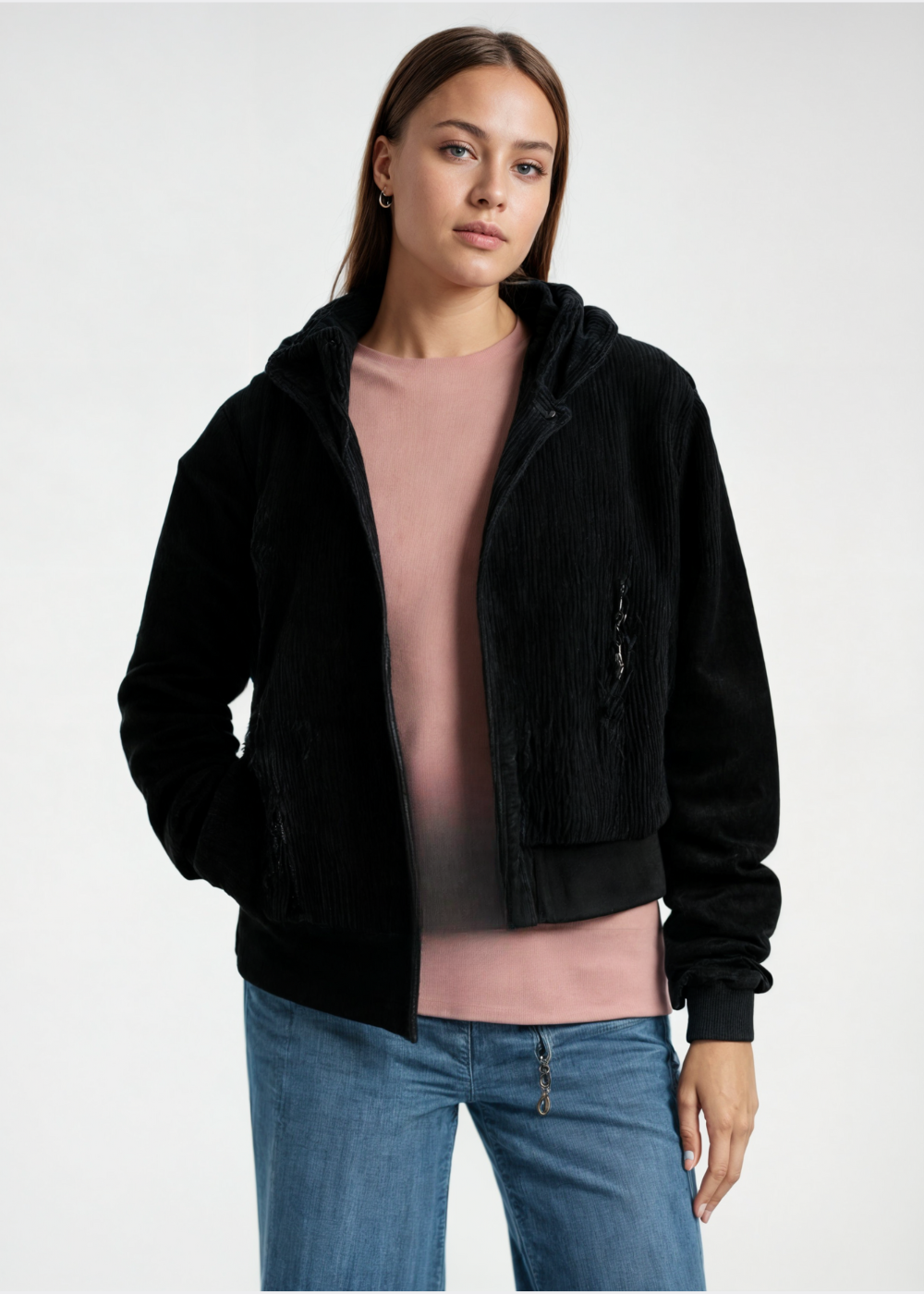 Ava Cropped Hoodie afbeelding 2