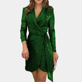 Sophia | Chic belted blazer dress