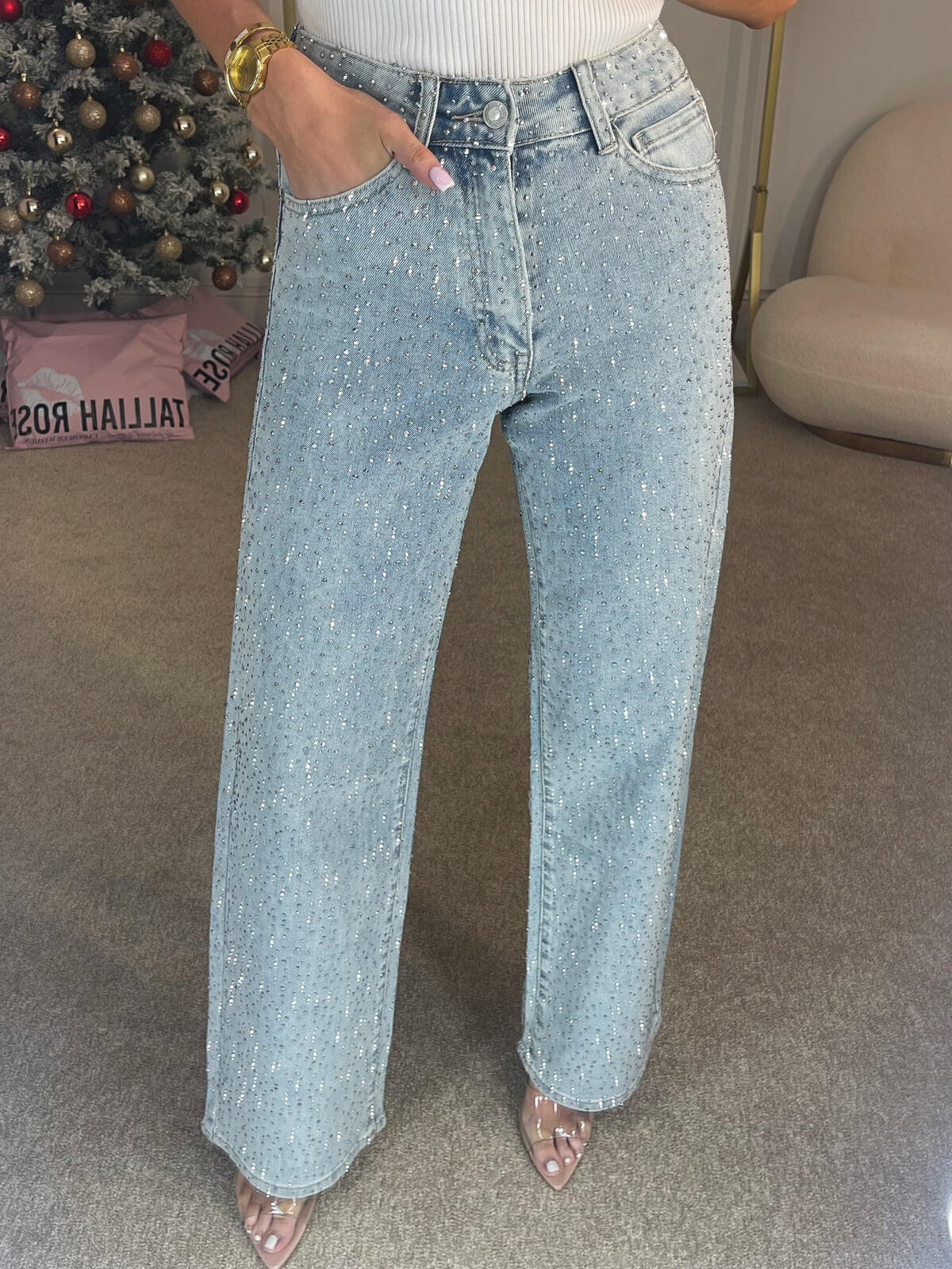 Lila - Sparkling Ladies' Jeans