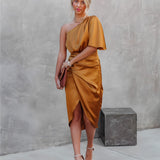 Ella | Stylish one-sleeve party dress