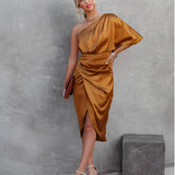 Ella | Stylish one-sleeve party dress