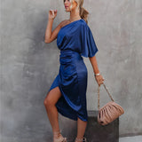 Ella | Stylish one-sleeve party dress