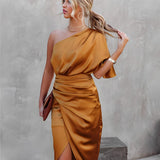 Ella | Stylish one-sleeve party dress