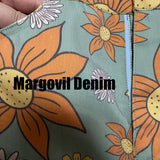 Margovil High Rise Color Block Printed Wide Leg Pants afbeelding 5
