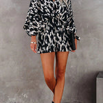 Margovil V Neck Batwing Sleeve Printed Romper afbeelding 2