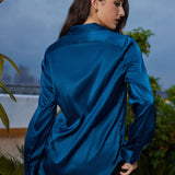 Clara | Modern military chic lapel shirt