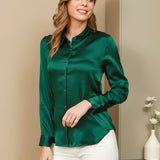 Clara | Modern military chic lapel shirt