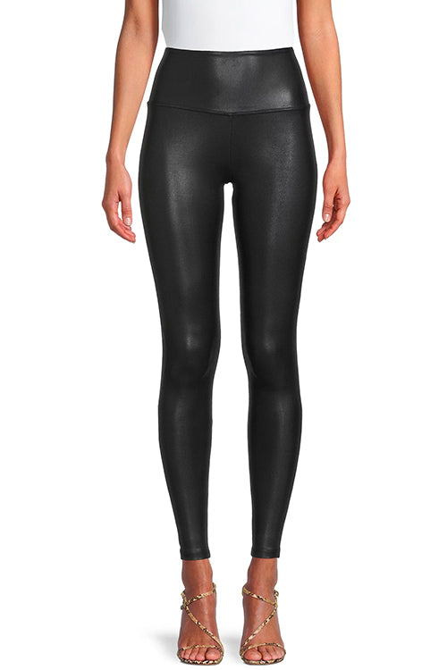 Margovil High Waist Faux Leather Full-length Leggings afbeelding 4