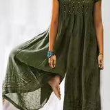 Margovil Ruched Short Sleeve Wide Leg Baggy Jumpsuit afbeelding 5