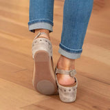 Bea Comfortable Leather Ladies Sandals - Extra Support