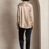 Clara | Modern military chic lapel shirt