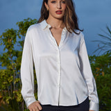 Clara | Modern military chic lapel shirt