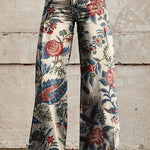 Margovil High Waist Unique Print Wide Leg Pants afbeelding 2