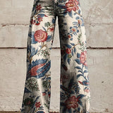 Margovil High Waist Unique Print Wide Leg Pants afbeelding 2