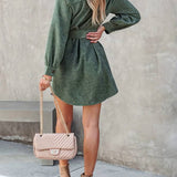 Amelia | Timeless Corduroy Mini Dress