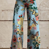 Margovil High Waist Unique Print Wide Leg Pants afbeelding 3