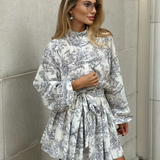 Rosalie | Vintage Floral A-Line Dress