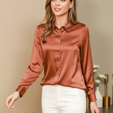Clara | Modern military chic lapel shirt
