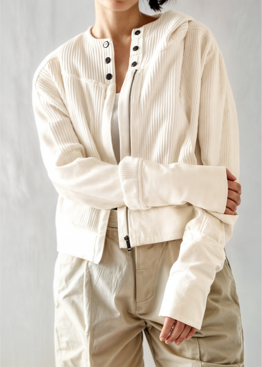 Ava Cropped Hoodie afbeelding 5