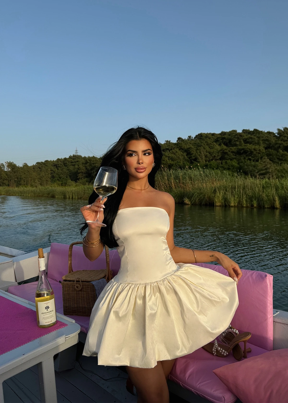 Camille Strapless Maxi Dress afbeelding 1