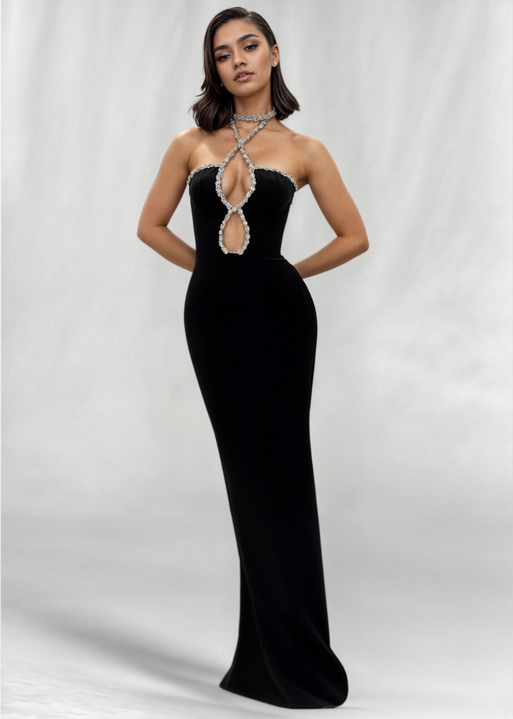 Celeste Diamond Maxi Dress afbeelding 1