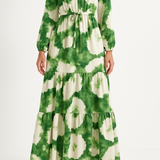 Sophia - Elegant Flowy Long Sleeve Maxi Dress