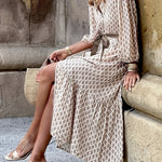 Evelyn | Stylish Button-Up Dress with Tie Detail