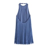 Capri | Fringe Backless Mini Dress