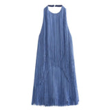 Capri | Fringe Backless Mini Dress