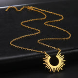 Linora | Sunbeam pendant necklace