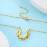 Linora | Sunbeam pendant necklace