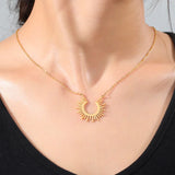 Linora | Sunbeam pendant necklace