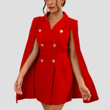 Vivienne | Cape Blazer Dress