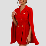 Vivienne | Cape Blazer Dress