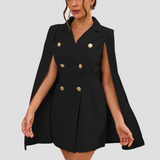 Vivienne | Cape Blazer Dress