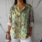 Zoe | Stylish Comfortable Ladies Blouse - Summery Print
