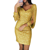 Olivia | Stylish V-Neck Party Dress