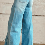 Margovil Distressed Wide Leg Casual Denim Pants afbeelding 3
