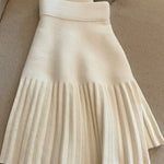 Cute Elastic Waist Pleated Miniskirt afbeelding 1