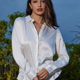 Clara | Modern military chic lapel shirt
