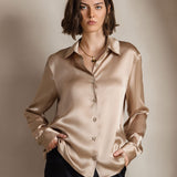 Clara | Modern military chic lapel shirt