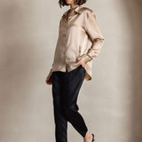 Clara | Modern military chic lapel shirt