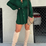 Lola | Satin Romper Dress