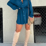 Lola | Satin Romper Dress