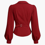 Elena | Modern asymmetrical long-sleeve shirt