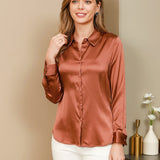 Clara | Modern military chic lapel shirt