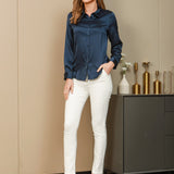Clara | Modern military chic lapel shirt